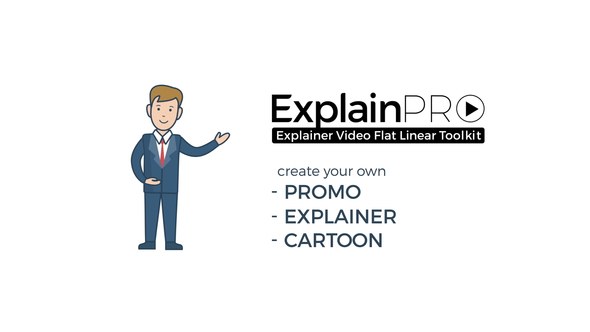 Videohive ExplainPRO. Explainer Video Flat Linear Toolkit. Product Promo template preview