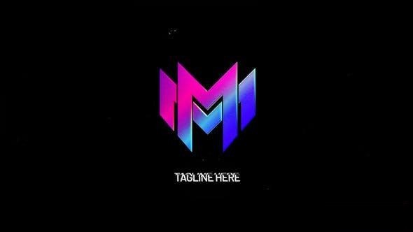 Videohive Neon Glitch Logo Reveal 45490710 Logo Stings template preview