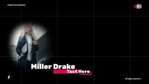 Videohive Simple Text Animation Titles template preview