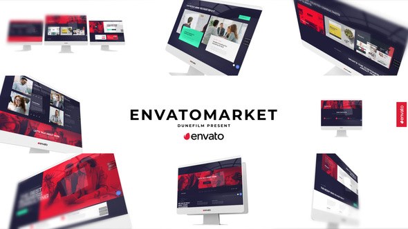Videohive Mockup Website Presentation Product Promo template preview