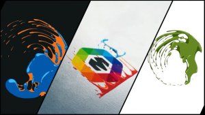 Corporate Logo V19 Liquid Hand Drawn Video Displays template preview