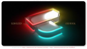 Videohive Glow Glossy Logo Logo Stings template preview
