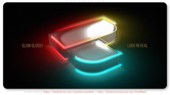 Videohive Glow Glossy Logo Logo Stings template preview