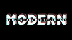Videohive Kinetic Glitch Titles | Big Pack Titles template preview