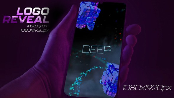 Videohive Instagram Cinematic Intro Trailer 3D Titles and Company Logo Reveal Logo Stings template preview