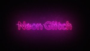 Videohive Neon Glitch Titles Titles template preview