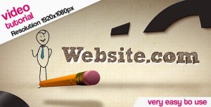 Videohive Logo with the cartoon Logo Stings template preview