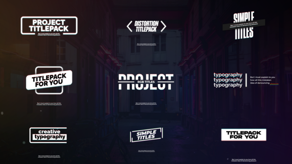 Videohive RGB Titles 55001612 Titles template preview