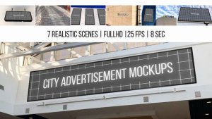 Videohive City Advertisement Mockups Product Promo template preview