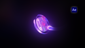 Videohive Neon Iridescent Logo Logo Stings template preview