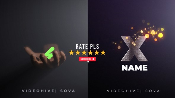 Videohive Hand Logo Reveal 54535981 Logo Stings template preview