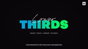 Videohive Must-Have Lower Thirds For After Effects Elements template preview
