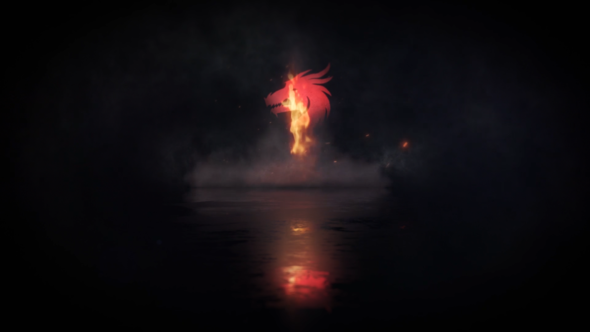Videohive Fire Surge Logo Reveal Logo Stings template preview