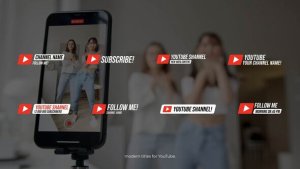 Videohive Social Titles | After Effects Titles template preview