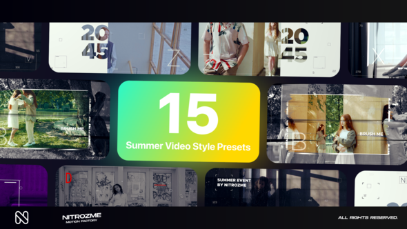Videohive Summer Typography Vol. 03 Titles template preview