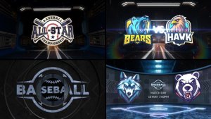 Videohive Baseball VS 4 Logo Stings template preview