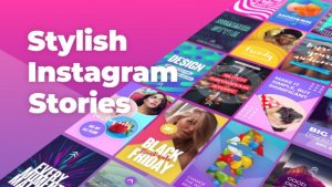 Videohive Stylish Instagram Stories Video Displays template preview