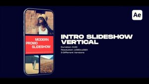 Videohive Vertical Multiscreen Slideshow Openers template preview