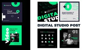 Videohive Digital studio post instagram Product Promo template preview