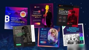 Videohive Marketplace & Business Corporate Instagram Post Openers template preview