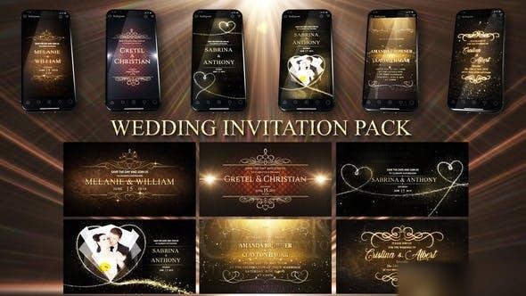 Videohive Wedding Invitation Pack Openers template preview
