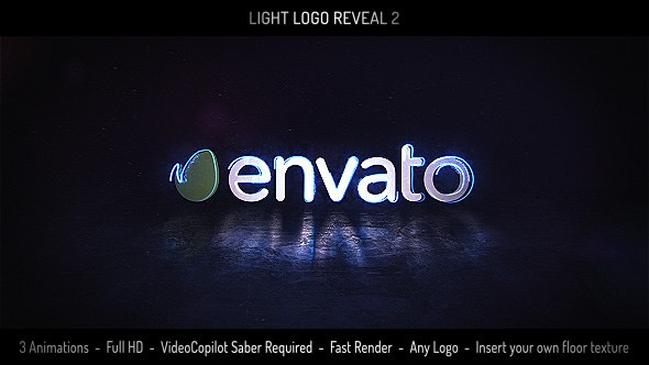 Videohive Light Logo Reveal 2 Logo Stings template preview