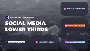 Videohive Colorful Social Media Lower Thirds 45497109 Elements template preview