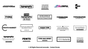 Videohive 20 Clean Minimal Titles Titles template preview