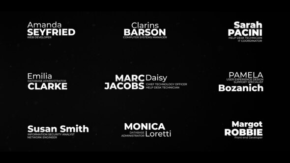 Videohive Simple Lower Thirds | AE 55815005 Titles template preview