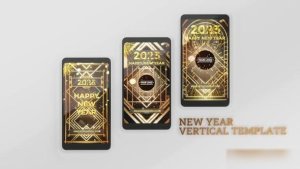 Videohive New Year Stories 42188892 Logo Stings template preview