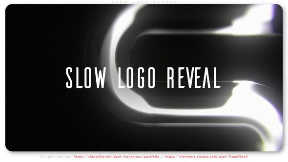 Videohive Slow Logo Reveal Logo Stings template preview