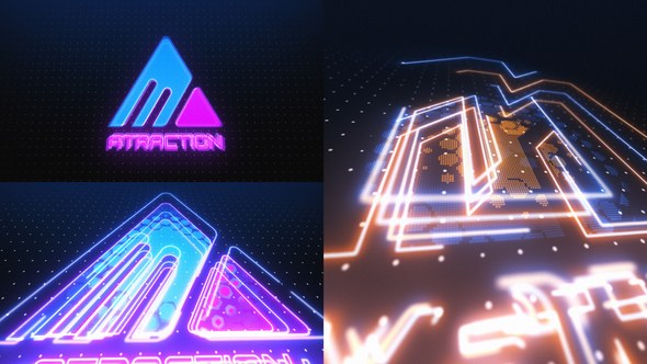 Videohive Neon Logo 36277355 Logo Stings template preview