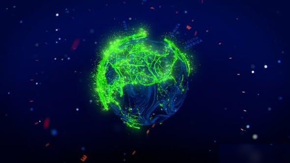 Videohive Green Earth Logo Intro Openers template preview