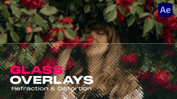 Videohive Refraction & Distortion Glass Overlays Elements template preview