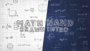 Videohive Math Hand Draw Intro Openers template preview