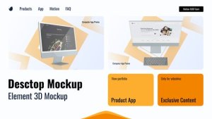 Videohive Website Desktop Mockup Product Promo template preview