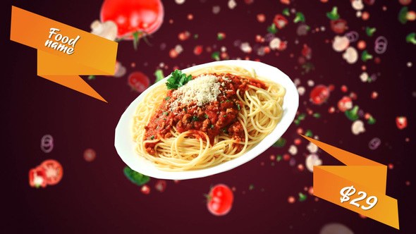 Videohive Food Menu || Dynamic Food Menu Product Promo template preview