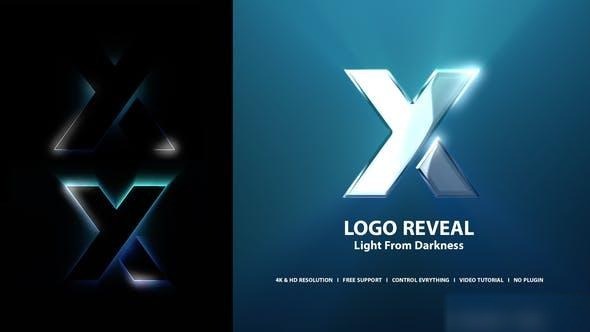 Videohive Light Logo reveal 40180446 Logo Stings template preview