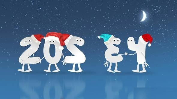 Videohive New Year Cartoon 2024 | After Effects Openers template preview