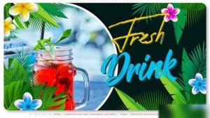 Videohive Fresh And Healthy Drinks Openers template preview