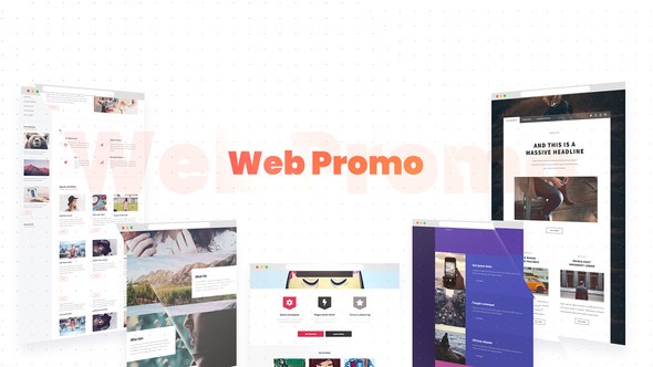 Videohive Web Promo Product Promo template preview