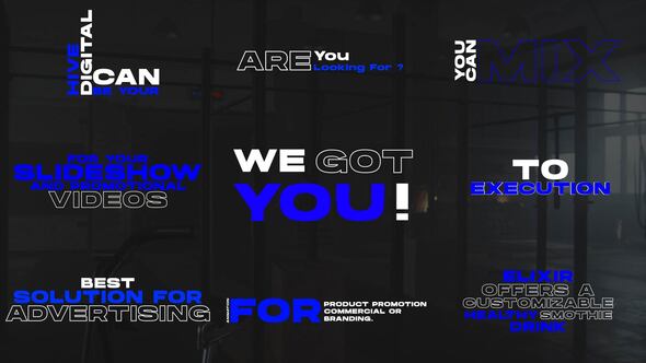 Videohive Sport Typography | After Effects 48999984 Titles template preview