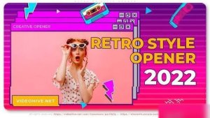 Videohive Retro FX Style Opener Openers template preview
