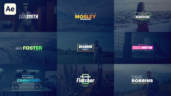 Videohive Lower Thirds 42145015 Elements template preview