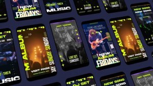 Videohive Concert Instagram Reels Openers template preview