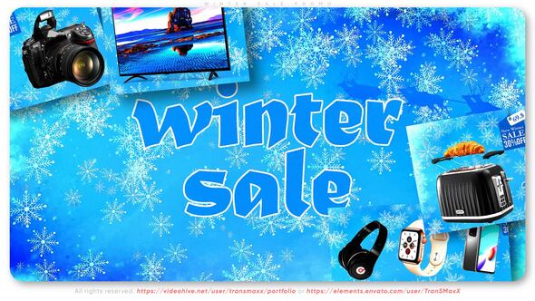 Videohive Winter Sale Promo 55361358 Openers template preview