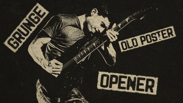 Videohive Grunge Old Poster Opener Openers template preview