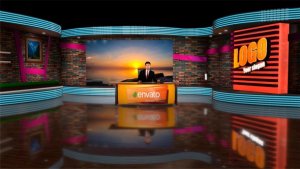 3D Virtual Studio - Videohive Broadcast-packages template preview