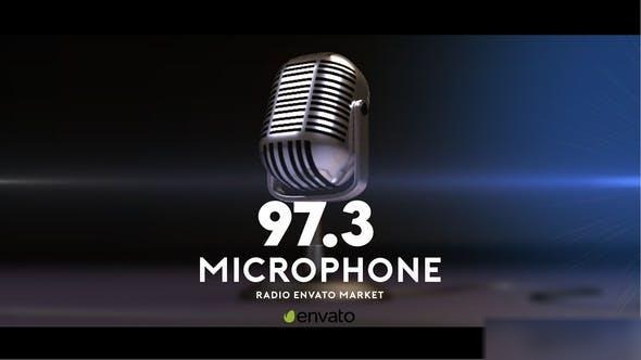 Videohive Microphone Logo Logo Stings template preview