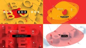 Videohive Colorful Text Intro Openers template preview